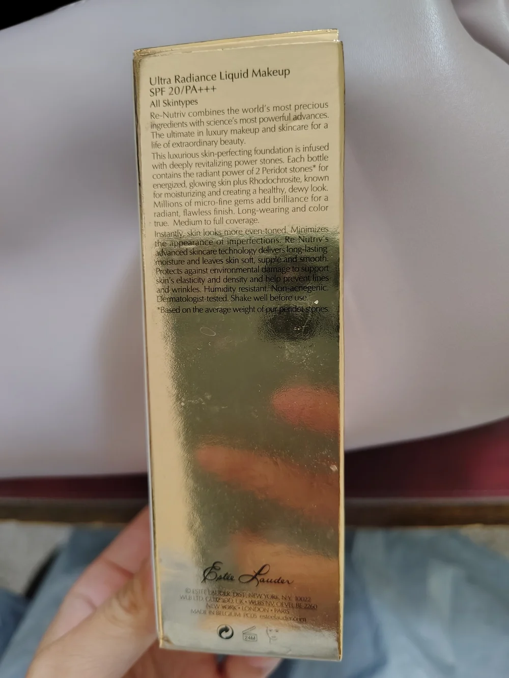 Estee Lauder Re-Nutriv Ultra Radiance Liquid Makeup -1c0 cool